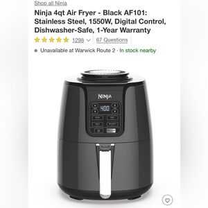 Ninja 4qt Air Fryer
